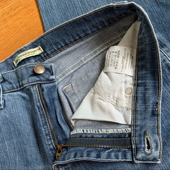 SOLD Vintage Lee High Rise Straight Leg Jeans Made In Mexico - Picture 6 of 11